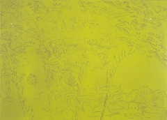 kopec, dřevořez 70x100, 2006